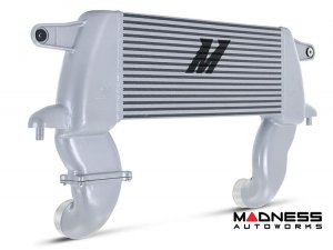 Ford Bronco Performance Intercooler Kit - 2.3L EcoBoost - Mishimoto - High-Mount - Polished Pipes Silver Core